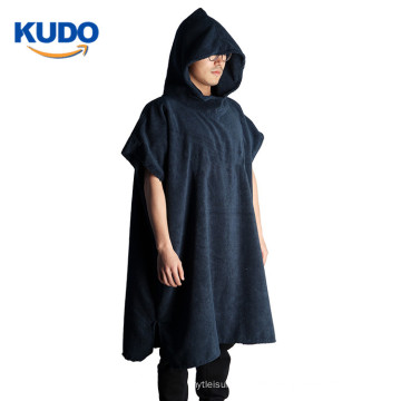 Günstiges Strand-Poncho-Handtuch mit Kapuze aus Mikrofaser-Poncho Surf für Erwachsene